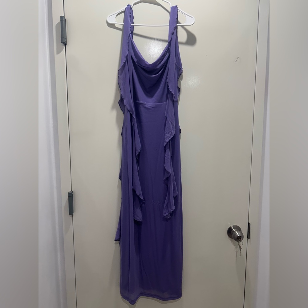 Elegant Purple Women's Dress